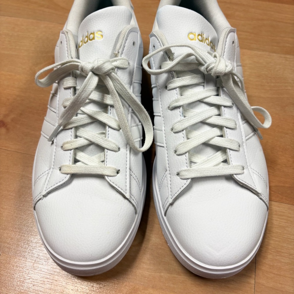 Adidas White Grand Court Cloudfoam Lifestyle Casual
Sneakers Womens 10 - Picture 9 of 12